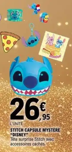 E.Leclerc STITCH CAPSULE MYSTÈRE “DISNEY” offre