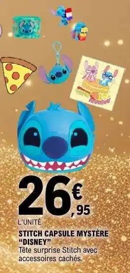 E.Leclerc STITCH CAPSULE MYSTÈRE “DISNEY” offre