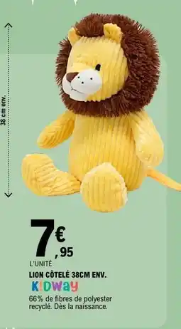 E.Leclerc LION CÔTELÉ 38CM ENV offre