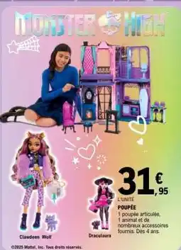 E.Leclerc POUPÉE offre