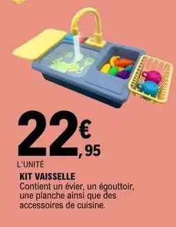 E.Leclerc KIT VAISSELLE offre