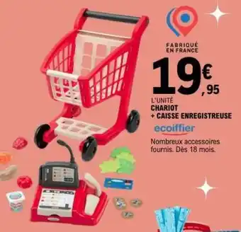 E.Leclerc Chariot + Caisse Enregistreuse offre
