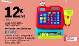 E.Leclerc MA CAISSE ENREGISTREUSE 'KIDWAY' offre