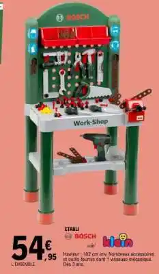 E.Leclerc ETABLI BOSCH offre