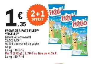 E.Leclerc Fromage à Pâte Filée offre