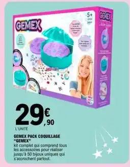 E.Leclerc GEMEX PACK COQUILLAGE GEMEX offre