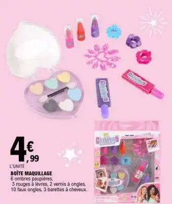 E.Leclerc BOÎTE MAQUILLAGE offre