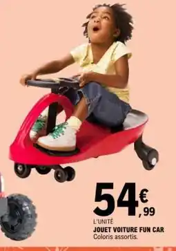 E.Leclerc JOUET VOITURE FUN CAR offre