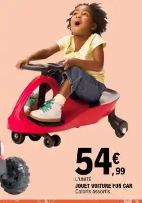 E.Leclerc JOUET VOITURE FUN CAR offre
