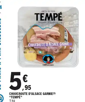 E.Leclerc Choucroute d'Alsace Garnie offre