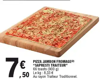 E.Leclerc Pizza Jambon Fromage offre