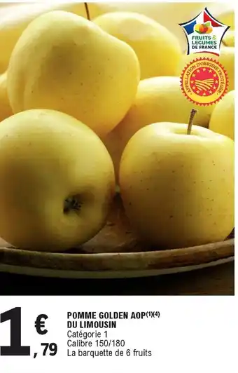 E.Leclerc Pomme Golden AOP offre