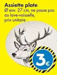 TEDi Assiette plate offre