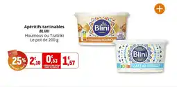 Coccinelle Supermarché Apéritifs tartinables blini offre