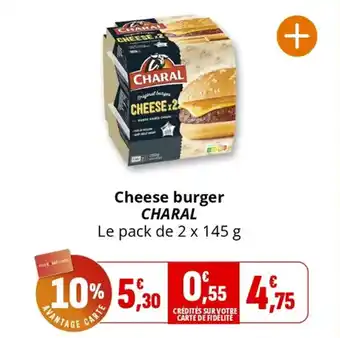 Coccinelle Supermarché Cheese burger charal offre