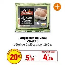 Coccinelle Supermarché Paupiettes de veau charal offre