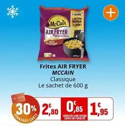 Coccinelle Supermarché Frites air fryer mccain offre