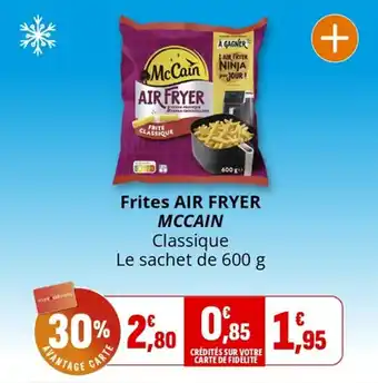 Coccinelle Supermarché Frites air fryer mccain offre