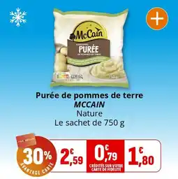 Coccinelle Supermarché Purée de pommes de terre mccain offre