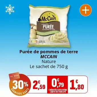 Coccinelle Supermarché Purée de pommes de terre mccain offre