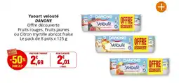 Coccinelle Supermarché Yaourt velouté danone offre