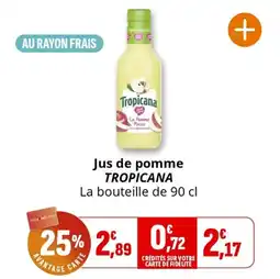 Coccinelle Supermarché Jus de pomme tropicana offre