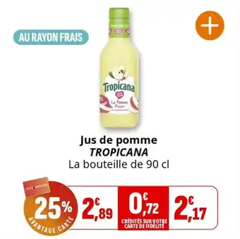 Coccinelle Supermarché Jus de pomme tropicana offre