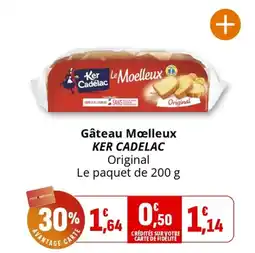 Coccinelle Supermarché Gâteau moelleux ker cadelac offre