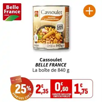 Coccinelle Supermarché Cassoulet belle france offre