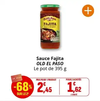 Coccinelle Supermarché Sauce fajita old el paso offre