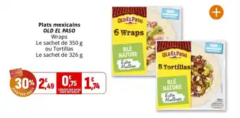 Coccinelle Supermarché Plats mexicains old el paso offre