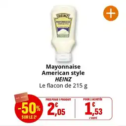 Coccinelle Supermarché Mayonnaise american style heinz offre