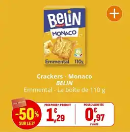 Coccinelle Supermarché Crackers monaco belin offre