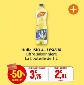 Coccinelle Supermarché Huile isio 4 lesieur offre