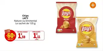 Coccinelle Supermarché Chips lay's offre