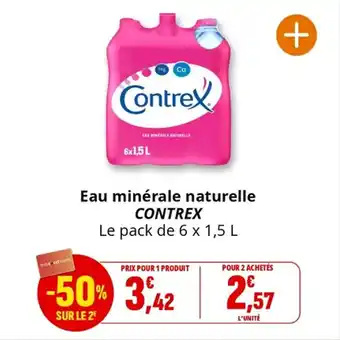 Coccinelle Supermarché Eau minérale naturelle contrex offre