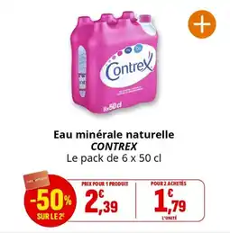 Coccinelle Supermarché Eau minérale naturelle contrex offre