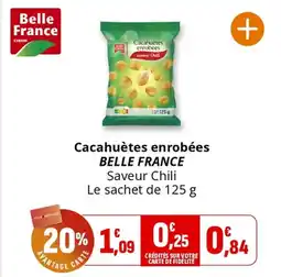 Coccinelle Supermarché Cacahuètes enrobées belle france offre