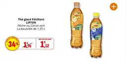 Coccinelle Supermarché Thé glacé pétillant lipton offre