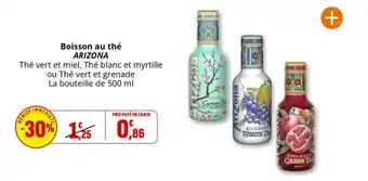 Coccinelle Supermarché Boisson au thé arizona offre