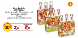 Coccinelle Supermarché Bière sunlight desperados offre