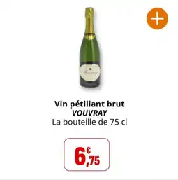 Coccinelle Supermarché Vin pétillant brut vouvray offre