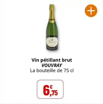 Coccinelle Supermarché Vin pétillant brut vouvray offre