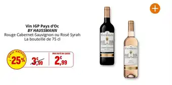 Coccinelle Supermarché Vin igp pays d'oc by haussmann offre