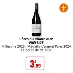 Coccinelle Supermarché Côtes du rhône aop prestige offre