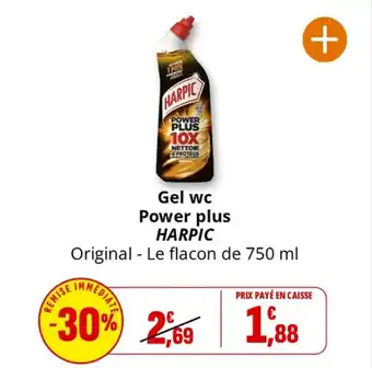 Coccinelle Supermarché Gel wc power plus harpic offre