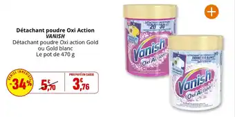 Coccinelle Supermarché Détachant poudre oxi action vanish offre
