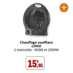 Coccinelle Supermarché Chauffage soufflant livoo offre