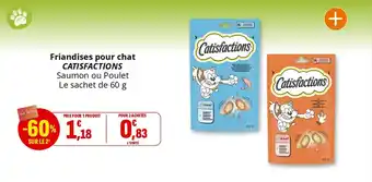 Coccinelle Supermarché Friandises pour chat catisfactions offre