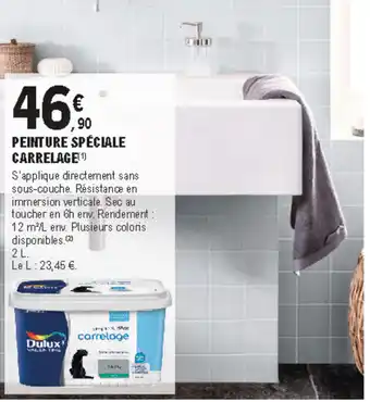 E.Leclerc Brico Peinture spéciale carrelage offre